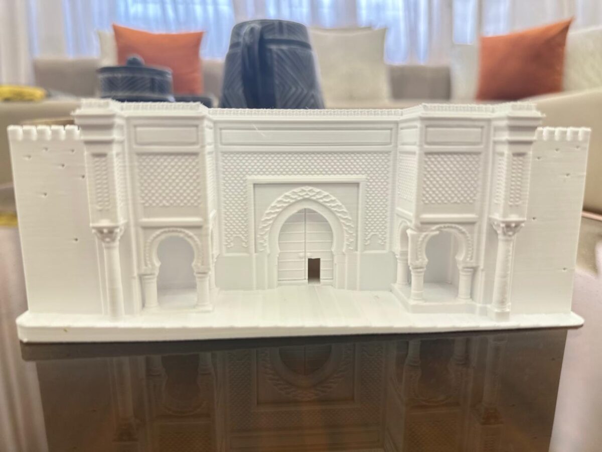 3D-Printed Model of Bab El Mansour