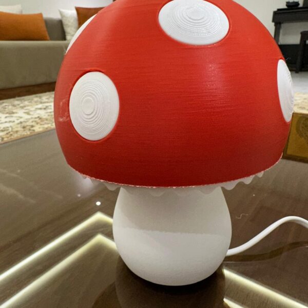 3D-Printed Mushroom Lamp