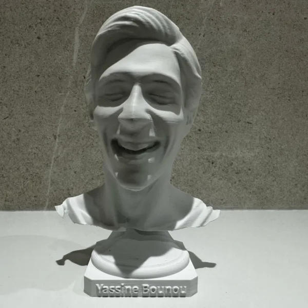 bust of Yassine Bounou