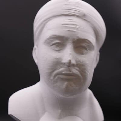 Buste Légendaire d’Abd el-Krim al-Khattabi – Impression 3D Haute Précision