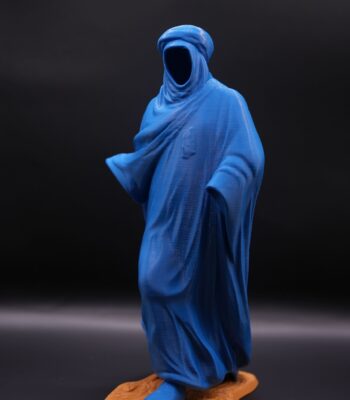 Statue Homme Darâa Sahraoui – Prestance et Héritage du Sud Marocain (25 cm)