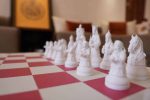 Graceful Elegant Gnawa 3D Chessboard – Moroccan Artistic Chess Set by 3DGIFI