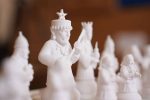 Graceful Elegant Gnawa 3D Chessboard – Moroccan Artistic Chess Set by 3DGIFI