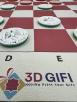 Moroccan Football Dama 50x50 cm with 4 cm diameter pieces