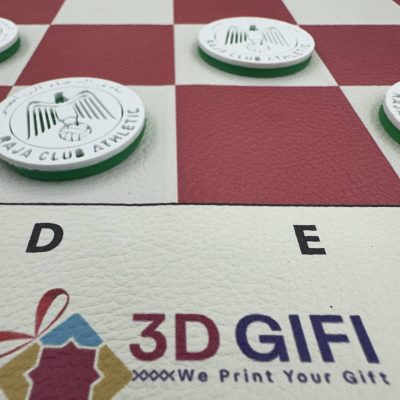 Moroccan Football Dama 50x50 cm with 4 cm diameter pieces