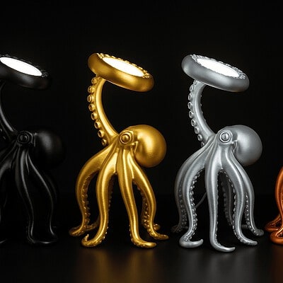 Octopus 3D Lamp
