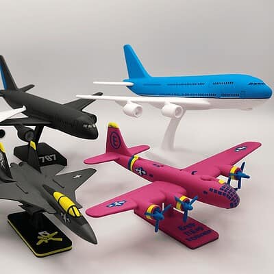 3D Airplane Models
