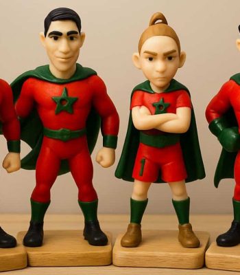 Moroccan Football Heroes figurines